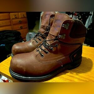 Red Wing Woman’s Waterproof Safety Toe Boots.